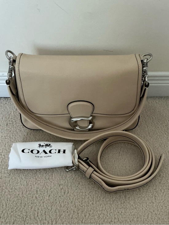 Coach Handbags - Coach - Soft Tabby Shoulder Bag in Silver/Ivory